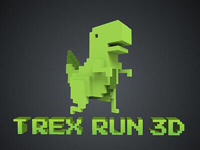 Google「恐竜ゲーム」3D